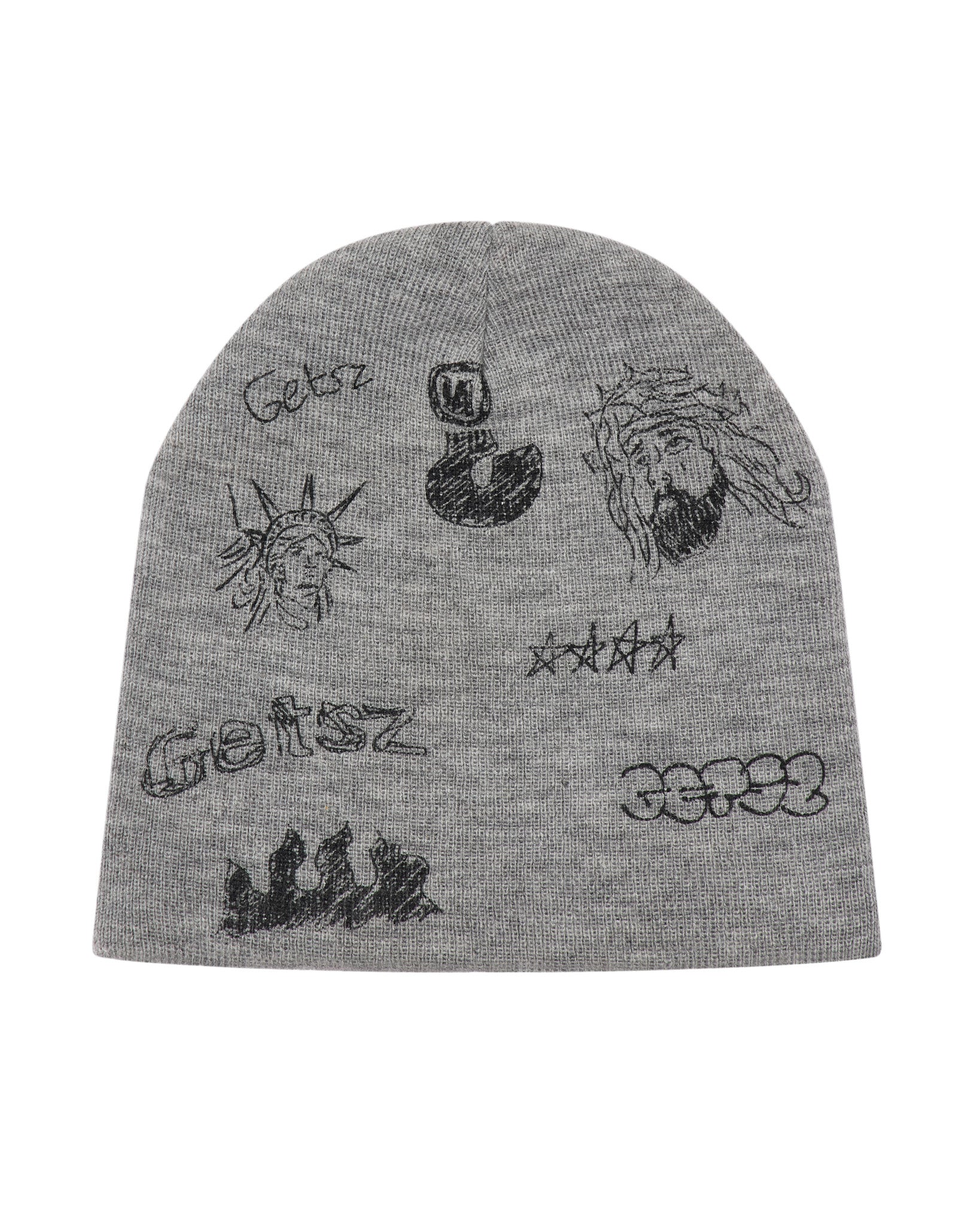 "SKETCHED" BEANIE
